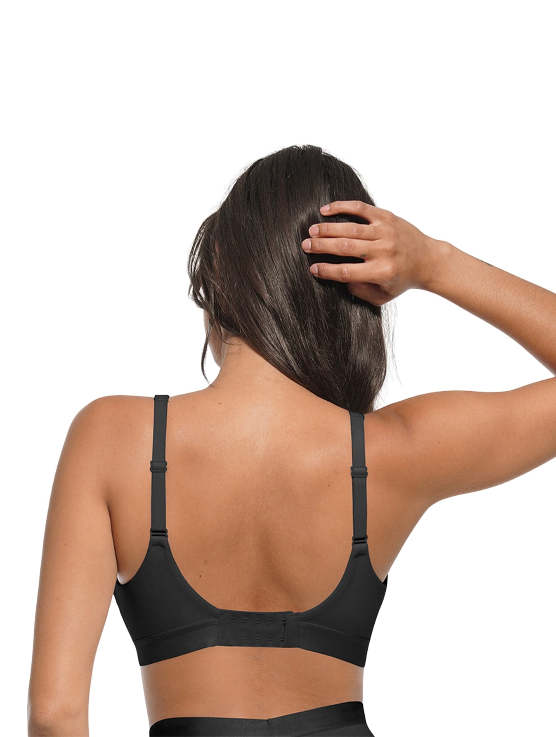 Deep V-Neck Ribbed Bralette