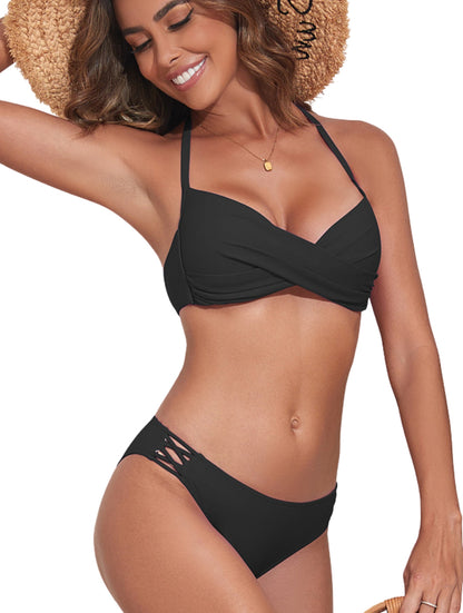 Twist & Lift Halter Bikini Set
