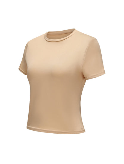 Short Sleeve Crew Neck Top