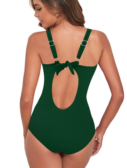 Sculpt Wrap Low Back One Piece