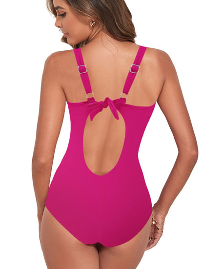 Sculpt Wrap Low Back One Piece