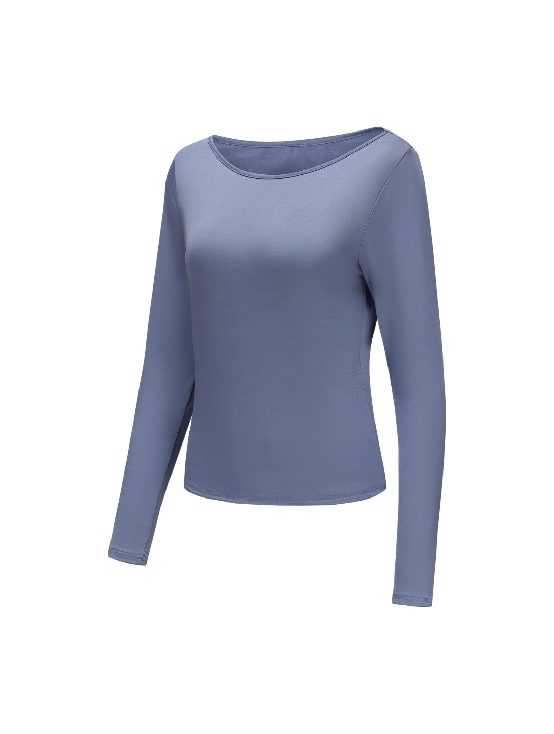 Boat Neck Long Sleeve Top