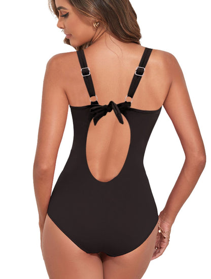 Sculpt Wrap Low Back One Piece