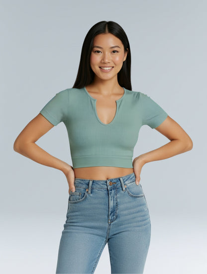 Shape me up Crop T-shirt